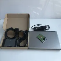 2022 Tool de diagnóstico de caminhão de carro SD Connect C6 DOIP VCI Laptop de computador de segunda mão D630 Com o mais novo software instalado MB Star C6 Multiplexador e cabos completos