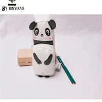 Other Home Decor PU spot Japanese and Korean version of the net red cartoon children's stationery black and white bear pencil bag digital positioning