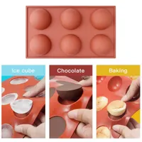 Halve bol siliconen zeep mallen bakvormen cake decorating gereedschap pudding jelly chocolade fondant schimmel bal vorm biscuit tool