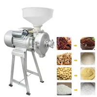1500Wホーム小麦粉ミルシリアルグラインダー乾式と湿った粉の製粉機械粉砕機械商業穀物研削盤