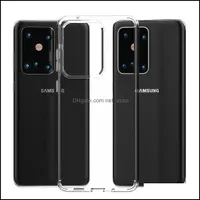 Przypadki telefony komórkowe AessornsFor Dla Samsung Galaxy Lite S11 Plus S11e 1.5mm Crystal Clear Akrylowy TPU Przezroczysta skrzynka Telefon komórkowy Aessors B