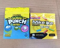 Пустые эдирки, упаковочные сумки Mikepualke Medicated Zours Sours Punch Buces Gummy Package