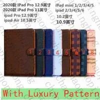 Portefeuille de portefeuille de luxe officiel Soft Stand Smart Cover avec emplacement de carte pour iPad 9,7 AIR 2 3 4 5 6 7 AIR2 PRO