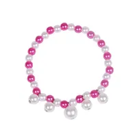Perlé, brins perles femmes bracelet dessin animé bracelets simples bijoux mode mode sucré sucré blanc rose bijoux géométriques élégants puls