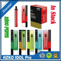 Hzko Idol Pro Electronic Sigarettes Sigarette Monouso VAPE PEN POD Kit Dispositivo 2800 Puffs Cartuccia precompilata a batteria da 1500mAh