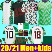 18 19 20 21 Jerseys de football Musa Simon Ejuke Mikel Moses Nigeria Ndidi Iighalo Iheanacho Oneazi Football Hommes et Kids Shirt