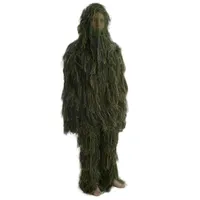 Conception forestière camouflage ghillie costume de type herbe
