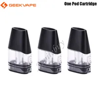 GeekVape Aegis um cartucho de pod 2ml com 0,8OHM ou 1.2OHM resistência da bobina para geekvipe 1fc / um kit 3 pcs / pack vape e-cigarro autêntico