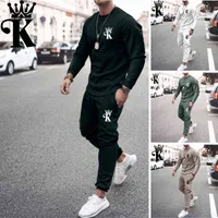 Boilen Heng Xin 2021 Men Sportswear Casual Suits Gym Tights Training Clothes Workout Jogging Sports Fashion Tracksuit for Men's