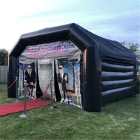 Oxford tyg uppblåsbara nattklubbtält 5x4m Air House Bar Booth Vuxna Nattklubb Pub VIP-rum för festevenemang