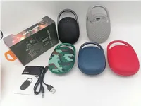JHL Clip 4 Mini Altavoz Bluetooth inalámbrico Portátil Portátil Deportes Audio Doble Cuerno Altavoces 5 Colores Bueno
