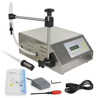 Máquina de enchimento líquido de bomba de controle digital manual e máquina de selagem (3-3000ml) suco de leite de vinho de óleo