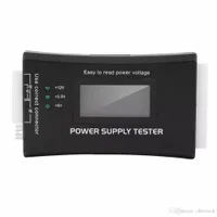 Adattatori 1PC Computer PC Power Supply Tester Checker 20/24 Pin SATA HDD ATX BTX METER LCD