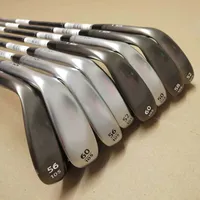 Golf Clubs MD5 Wedges Silver Black 50/52/54/56/58/60 Degrees R or S steel shaft with rod cover