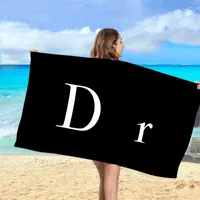 Sexy Letter Casual Ins Style Asciugamani da spiaggia Asporti da bagno Estate Asciugamani di alta qualità Top classico regalo di casa
