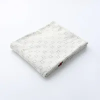 90 * 120cm Couverture bébé Couverture nouveau-née tricotée 100% coton Couvertures de bambin garçons et filles avec un joli gris blanc pour le lit de canapé panier Couvertures de poussette