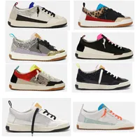 basket yeah golden sneakers casual shoes Leopard snakeskin print dirty goose designer superstar men and women Gletter Leather Camo-Print Low-Top Sneakers