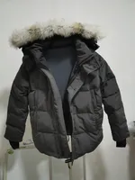 Top Brand Big Wolf Fur męskie Down Parka Winter Jacket Arctic Navy Black Green Red Zewnątrz Bluzy Wysyłka