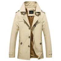 여성의 트렌치 코트 가을 겨울 남성 자켓 청소년 슬림 윈드 브레이커 두꺼운 2021 옷깃 중형 및 긴 비즈니스 코트 남성