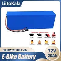 Paquete de baterías de iones de litio de la marca LIITOKALA 21700 72V 20AH 20 S4P 1000W-3000W Alta potencia es adecuada para patinetas / vehículos eléctricos, etc.