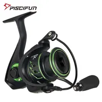Piscifun Viper X Spinning Fishing Reel 4-15KG Max Drag 5.2:1 6.2:1 High Speed 10+1BB Smooth and Fast Ultra-Light Reels 220117