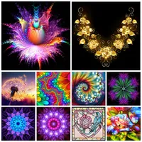 Dorosły Diamentowy Zestaw Malowania Diamentów, Mandala Crystal Art DIY Cross Stitch Crafts, Mosaic Dokonywanie, Dekoracja domu 11.8x11.8 Cal