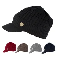 Chapeau de tricot de laine chaude chaude pour hommes d'hiver, chapeau de coton à l'épreuve à froid d'hiver.