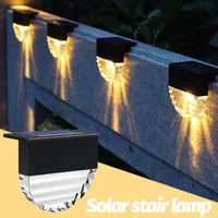Party Favor Mini Led Solar Light Waterproof Wall Outdoor Garden Lights Street Lamp Stair Step