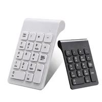 Portátil 2.4g Número sem fio Pad teclado digital USB com 19 teclas Mini -teclado para laptop Notebook PC Keyboards