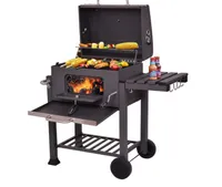 2021 Barbecue Grill Outdoor Haushalt Holzkohle Carbon Mehr als 5 Personen Amerikanisch Courtyard Commercial Große Grill