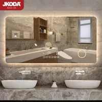 Miroirs LED miroir Big Bain Lumière Mur Commodes Suspendre la salle de bain Vanity Espejo Fixture BI50BM