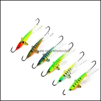 Baits Lures Sports & Outdoors Ice Luer Ncer 25G Winter Jig Head Bait Fishing Hooks Lead Hard For Jigging Lure 1097 Z2 Drop Delivery 2021 Wz3