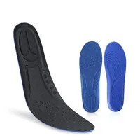2 أزواج لينة الحذاء وسادة قوس دعم وسادة العناية القدم تنفس الجري الرياضة النعال قابل للتعديل الحجم الأزرق للجنسين نعل