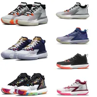 2021 Zion 1 PF Basketbol Ayakkabıları Erkek Kadın Kızılötesi Noah Marion GEN-Zion Işık Duman Gri ABD Yastıklı Nefes Sneakers