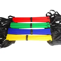 جودة عالية الرياضة في الهواء الطلق 5 متر 9 درج أجيليتي سلم لسرعة كرة القدم سرعة حمل حقيبة التدريب المعدات 4 ألوان