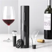 Amerikaanse voorraad elektrische wijn fles opener kit kurkentrekker 4 stks voor thuis gift party bruiloft