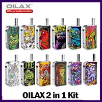 100% Authentic Oilax Citoax Pro Kits de inicio VV Vape Vaporizador Vaporizador 2 en 1 para cera de aceite grueso cigarrillo electrónico 400mAh precalentamiento