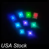 Andere Binnenverlichting Kleurrijke LED IJs Kubus Light Flash Automaly in Water Drink For Party Wedding Bars Chrismas Decorations USA Stock