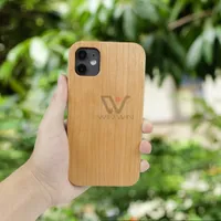 U&I New Popular Wooden Phone Cases Wood Blank Case Customizable Logo Cover For iPhone 11 Pro 12 Promax 13