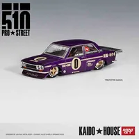 Mini GT + Kaido Casa 1/64 Datsun 510 Pro, Alloy Street Model, Die Cast Car, Collectibles, Regali, Viola