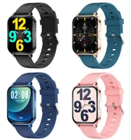 Q18 relógios de pulseira inteligentes para Android iOS Fitness Tracker Silicone Strap Card Heart Sportwatch com caixa de varejo