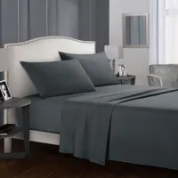 Сплошной цвет кроватей 4-х частей набор Microfiber постельного белья наволочка 3/4 шт. Наборы листов намазанные подушки для матрасов чехол FHL486-WLL