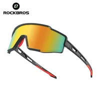 Rockbros الدراجات نظارات الاستقطاب نظارات كاملة عدسة واحدة إطار واحدة إطار نظارات شمسية نظارات دراجة