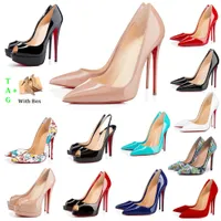 Marka Kadın Kırmızı Dipleri Yüksek Topuklu Deri Platformu Peep-Toes Sandalet Tasarımcı Pointy Toe Elbise Ayakkabı Lüks Bayan Sığ Ağız Kırmızıları Taban Düğün Ayakkabı Pompaları 101012