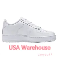 Men Women Flyline Running Shoes Us warehouse fast delivery Sports Skateboarding Ones High Low Cut White Black Outdoor Trainers Sneakers with box
