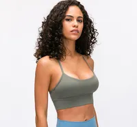 LU20 BRA Y Style Yoga Bras Quick Dry Push Up Camisole Tank Tops Donna Gym Biancheria intima Fahion Sexy Camis
