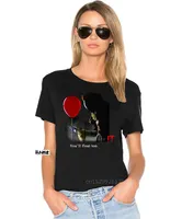 Camisetas para hombres Pennywise T Shirt It Stephen King Camiseta Película Scary You Ll Float TOO- Mostrar título original