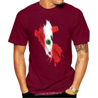 Men's T-Shirts 2021 Arrival Fashion Peru T-Shirt Herren Sport WM EM Fahne National-Flagge Fan-Artikel Funny Tees Men Short