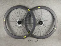 700Cグレーのロゴ3Kマット50mm宇宙ディスクカーボンロードの自転車の車輪フロントリアホイールセット23mm幅黒6ボルトロックルーム台湾ディスクハブ11スピード