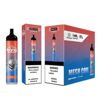 BANG MESH COIL 6000 Puffs Jetables E Cigarettes Vape Pen 14 ml PODS Pré-remplies Cartouche 850MAH Batterie rechargeable Batterie XXL Duo Barre d'air